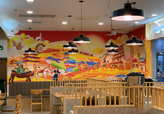 文山商业空间彩绘介绍。