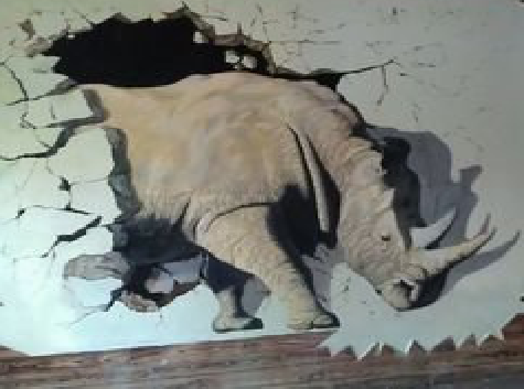 文山在墙绘中，如何绘制3D效果？