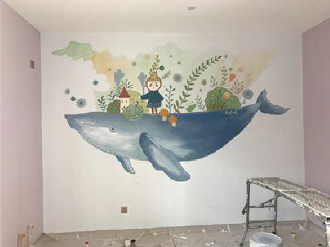 文山手绘墙的特点及优势。